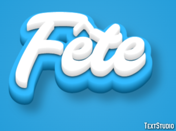 Fête テキスト効果
