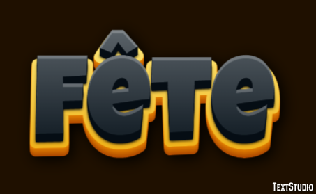 Fête テキスト効果