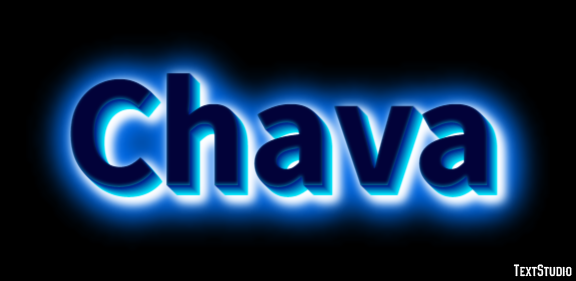 Chava Text effect