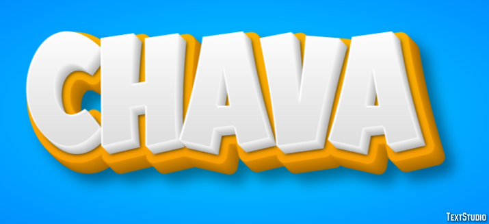 Chava Text Effect