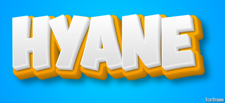 Hyäne Texteffekt