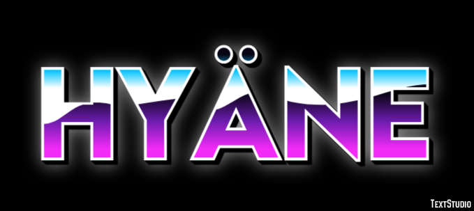 Hyäne Texteffekt