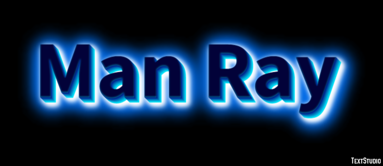 Man Ray テキスト効果