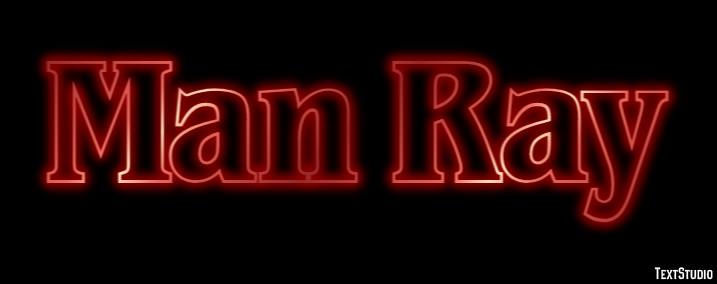 Man Ray テキスト効果
