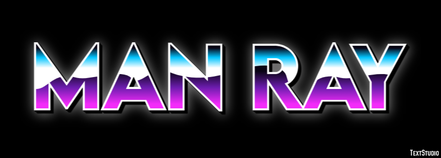 Man Ray テキスト効果