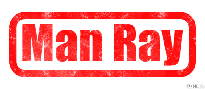 Man Ray テキスト効果