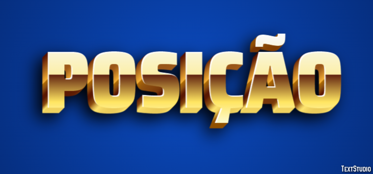 Posição Efeito de texto