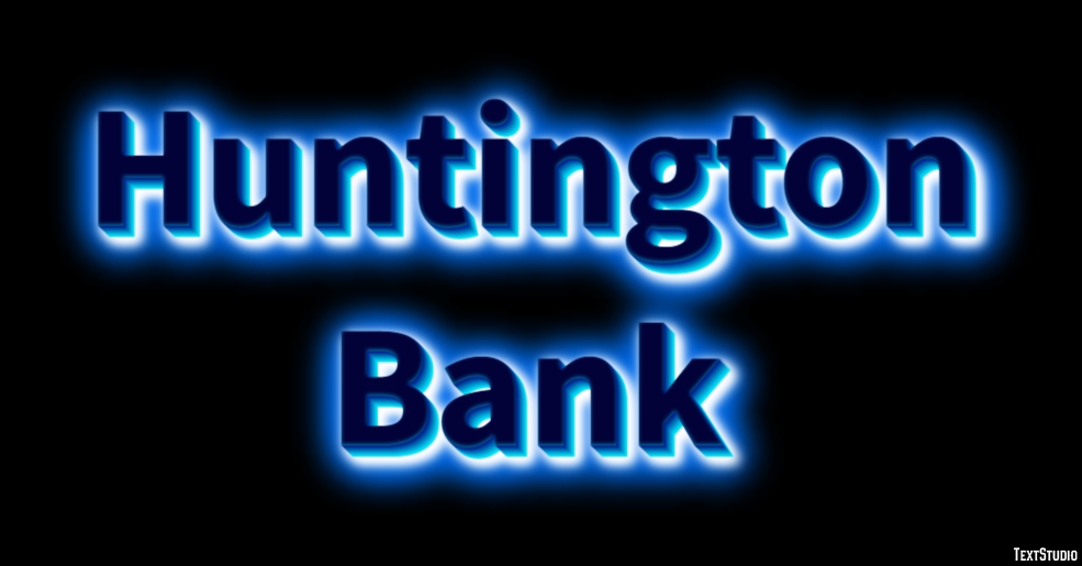 Huntington Bank Tekst effect