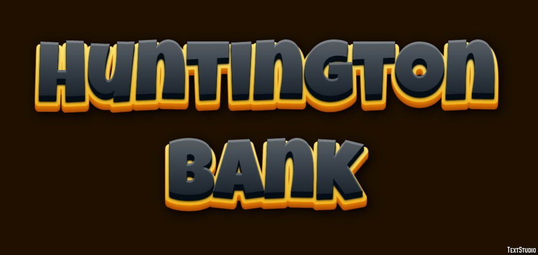 Huntington Bank テキスト効果