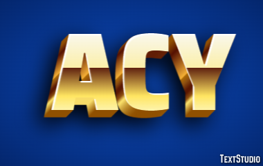 Acy Text Effect