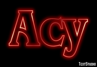 Acy Text Effect