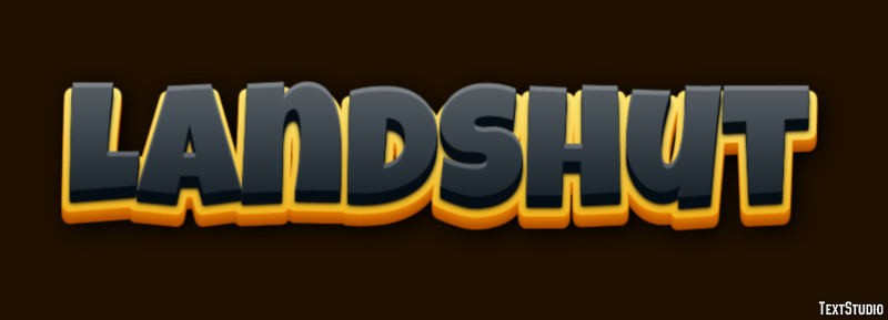 Landshut Text Effect
