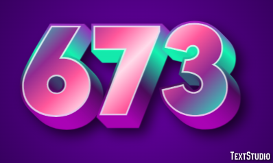 673 Text Effect