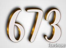 673 Text effect