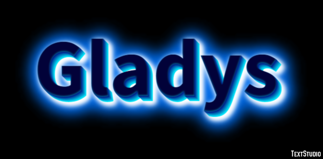 Gladys Text Effect