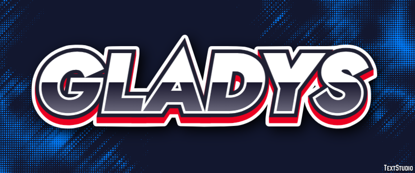 Gladys Text effect