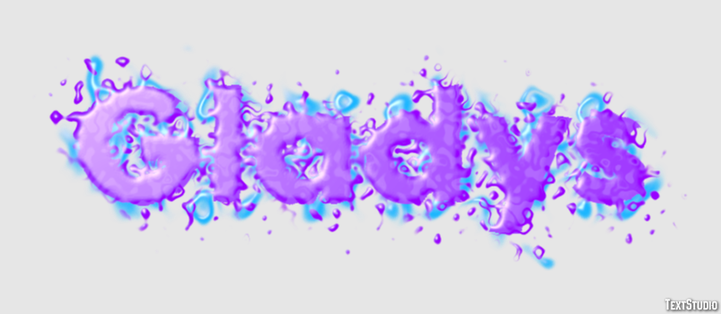 Gladys Text effect