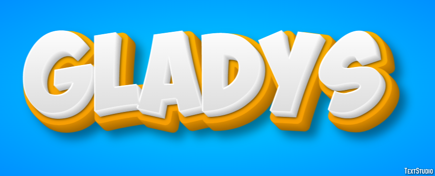 Gladys Text effect