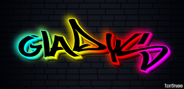 Gladys Text effect