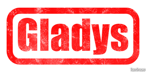 Gladys Text effect