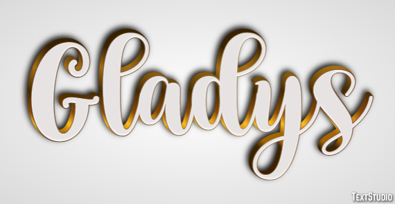 Gladys Text Effect