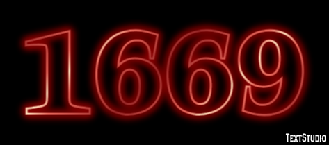 1669 Text Effect