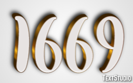 1669 Text Effect