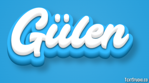 Gülen Texteffekt