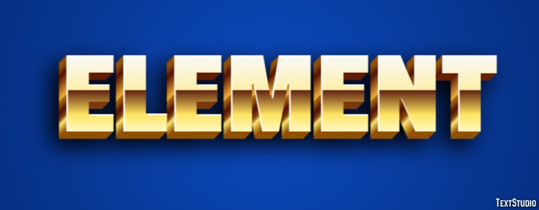 Element Efeito de texto