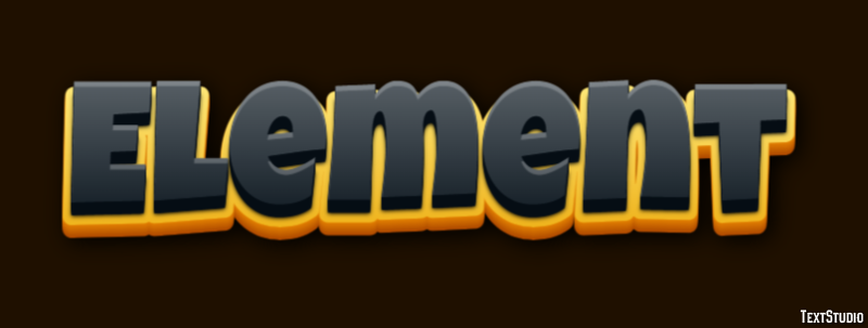 Element Efeito de texto