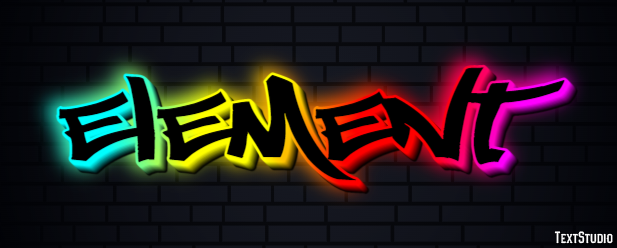 Element Efeito de texto