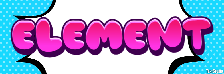 Element Efeito de texto