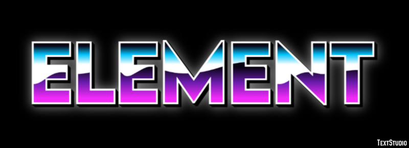 Element Efeito de texto