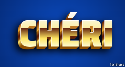 Chéri Text Effect
