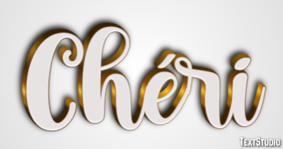 Chéri Text Effect