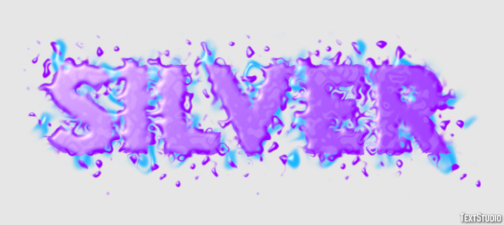 Silver Texteffekt