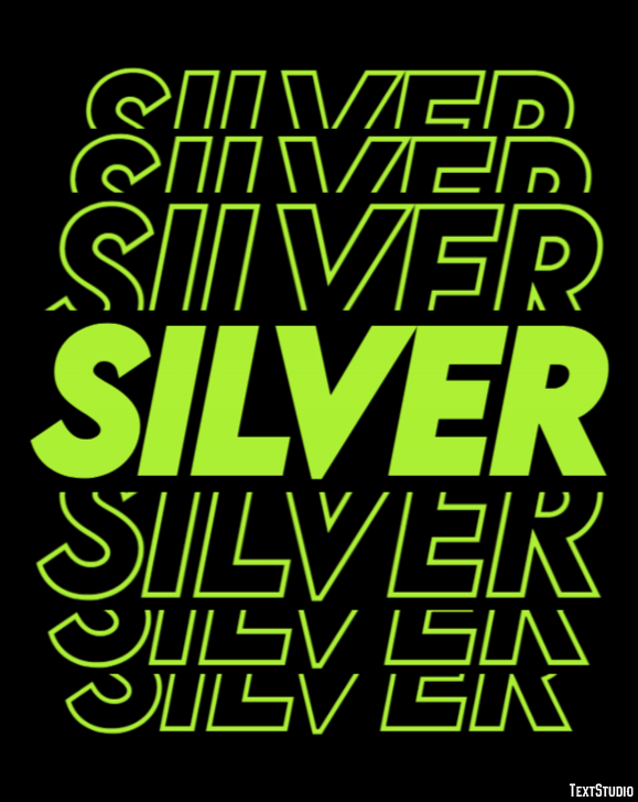 Silver Texteffekt