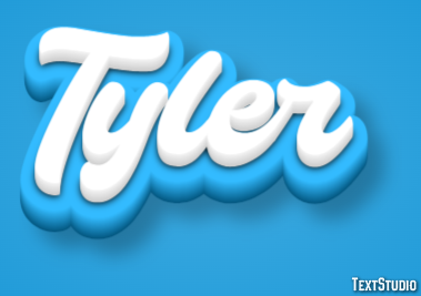 Tyler Text effect