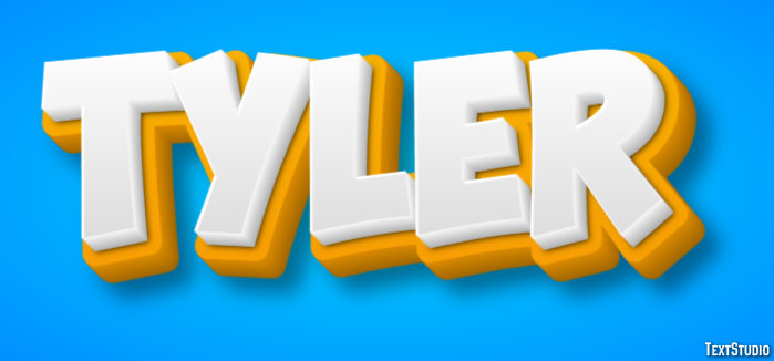 Tyler Text effect