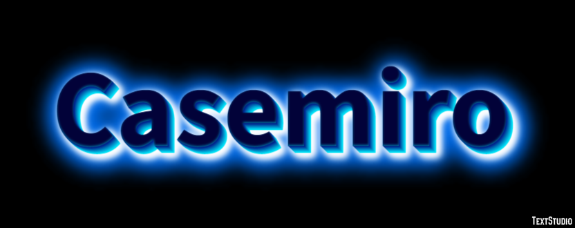 Casemiro Text effect