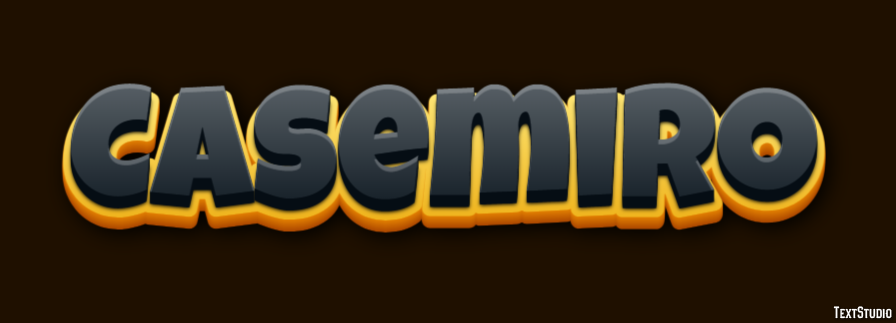 Casemiro Text effect