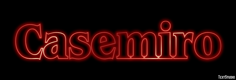 Casemiro Text Effect