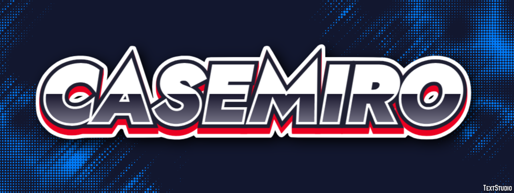 Casemiro Text effect