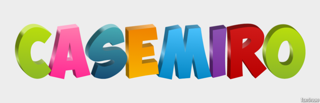 Casemiro Text effect