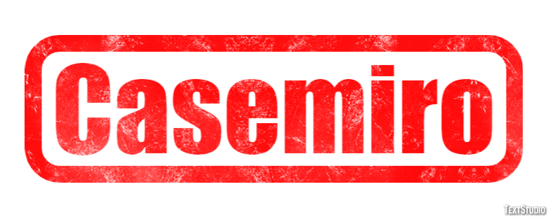 Casemiro Text effect