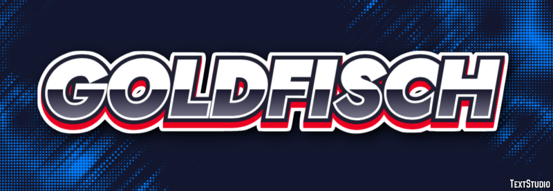 Goldfisch Effet de Texte