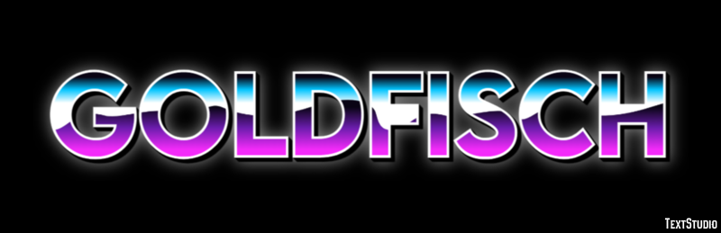 Goldfisch Texteffekt