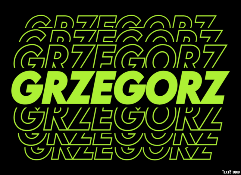 Grzegorz Efekt tekstowy