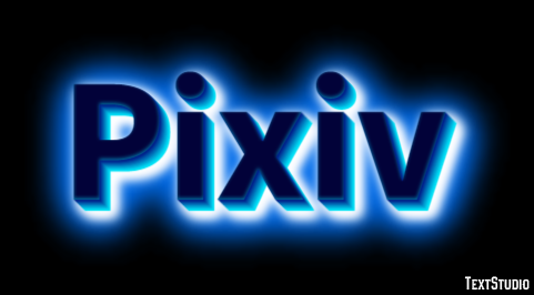Pixiv Efeito de texto