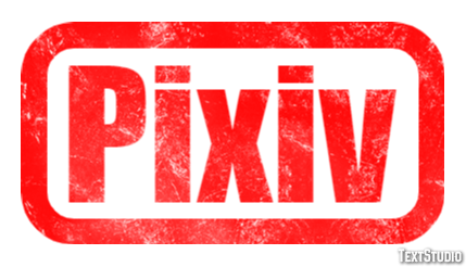 Pixiv Efeito de texto